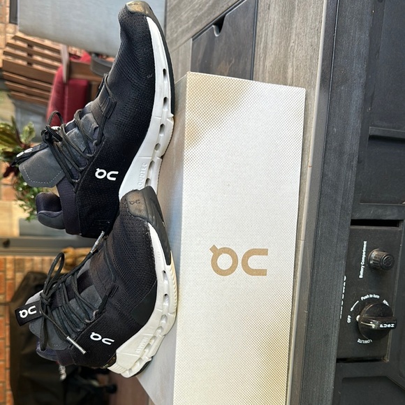 On Running Cloudnova Black and White Sneakers - Picture 4 of 4